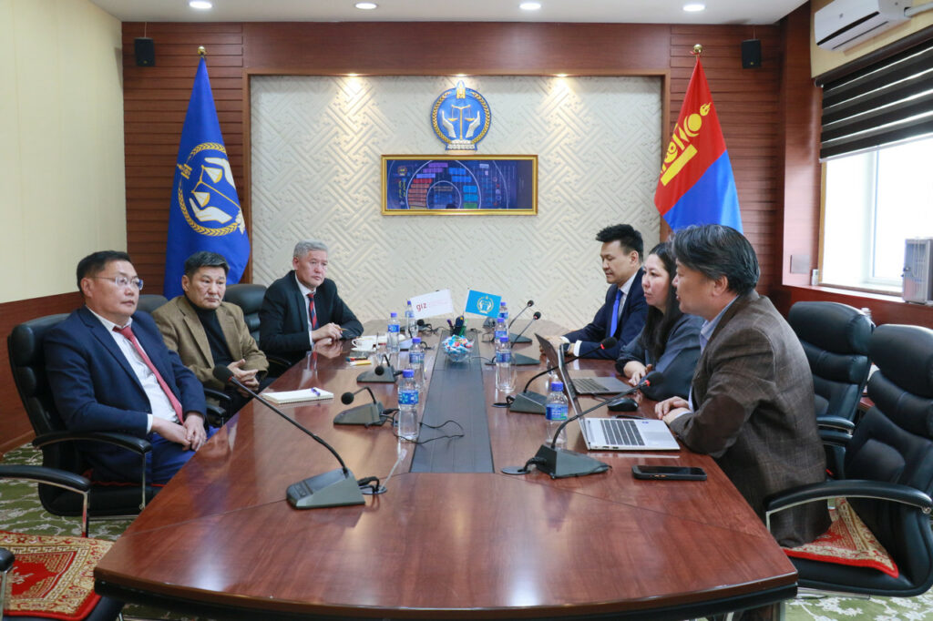 Холбооны Бүгд Найрамдах Герман Улсын “Олон Улсын Хамтын Ажиллагааны Нийгэмлэг (GIZ)”-ийн төлөөлөлтэй уулзалт хийв.